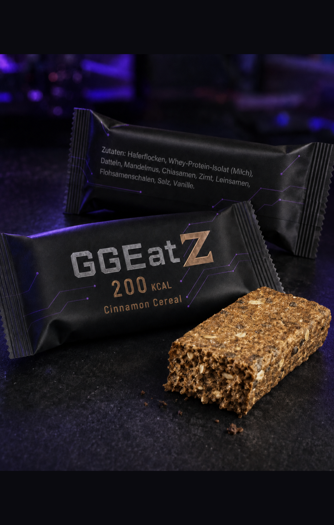 GGEatz Riegel Konzept-Foto – Cinnamon Cereal